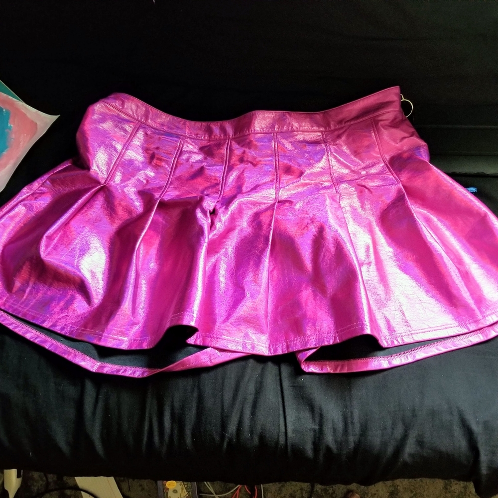 Club Exx Starlight Fantasy 3X Pink Metallic Skirt